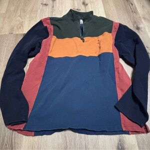 The territory ahead vintage Colorblock Half-Zip Men's Sweater size L